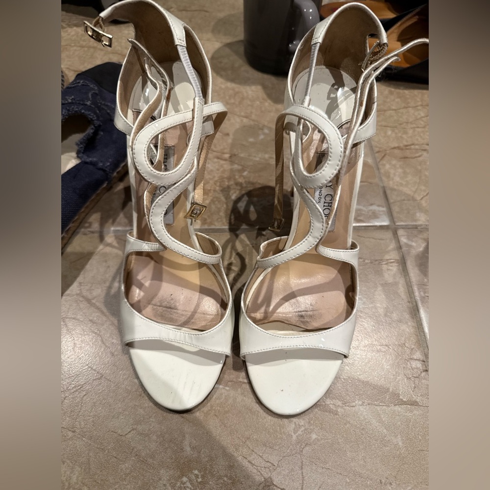 Jimmy choo strappy Sandal patent leather